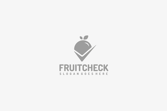 Fruit Check Logo in Logo Templates - product preview 2