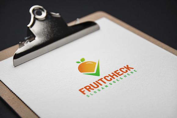 Fruit Check Logo in Logo Templates - product preview 3