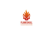 Flame Skull Logo
