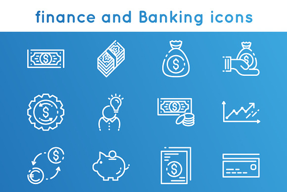 Finance Icons in Icons - product preview 1