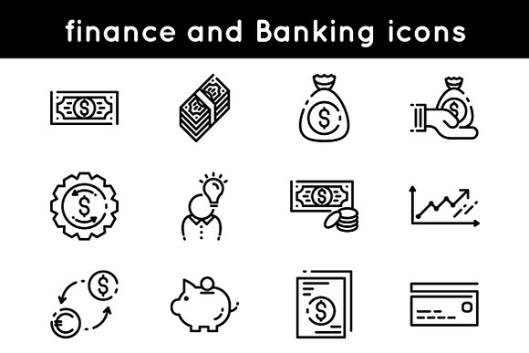 Finance Icons in Icons - product preview 2
