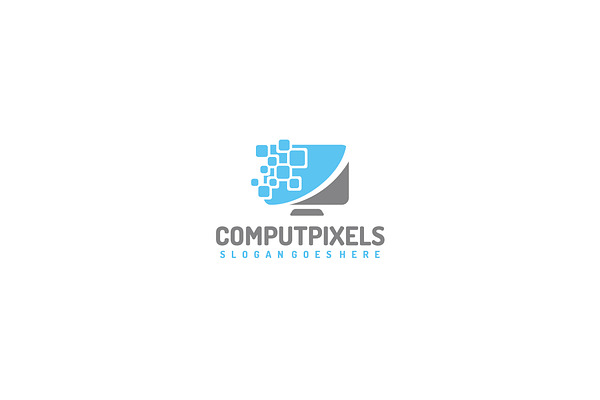 Computer Pixel Logo