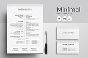 Resume/CV - Minimal