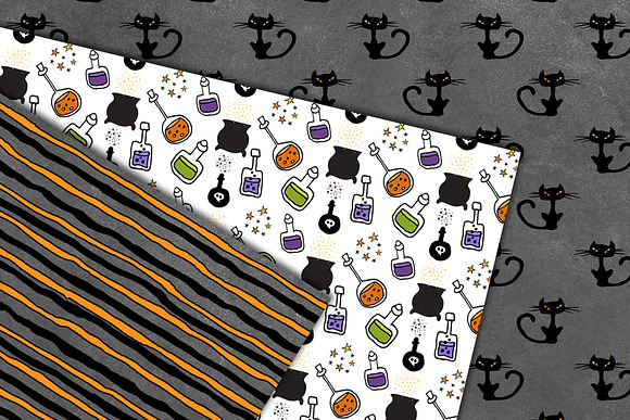 Wacky Halloween Patterns in Patterns - product preview 1