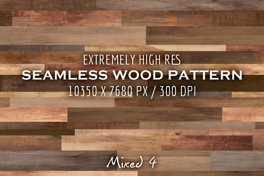 Extremely HR seamless wood pattern M