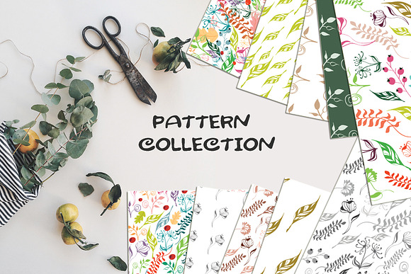 Leaves Handmade Seamless Patterns in Patterns - product preview 5