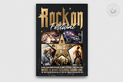 Rock Festival Flyer Template V4