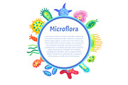 Microflora Details in Frame with