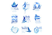 Yacht club since 1969 logo original