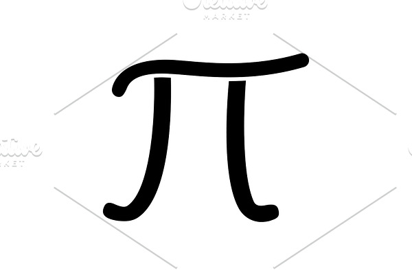 Pi glyph icon