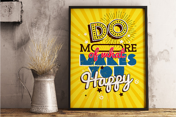 4 Motivational typography poster in Illustrations - product preview 1
