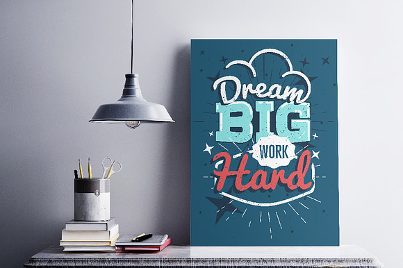 4 Motivational typography poster in Illustrations - product preview 4