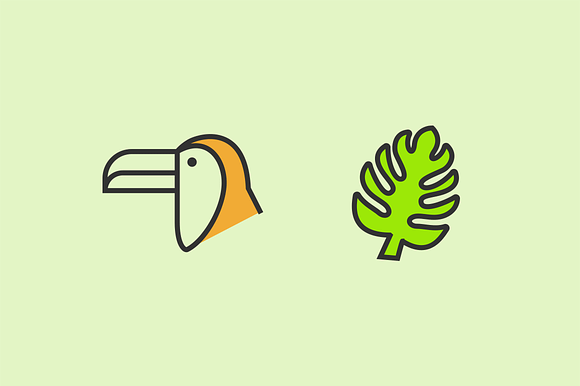 15 Jungle Icons in Icons - product preview 2