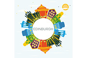 Edinburgh Scotland City Skyline 
