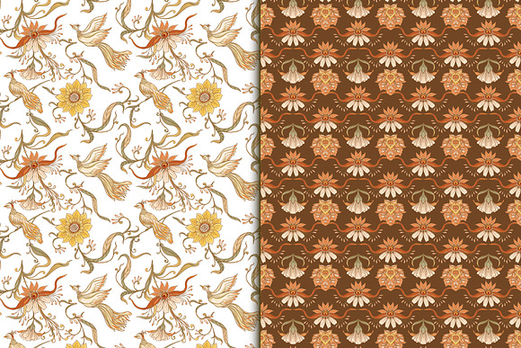 Floral Vintage Seamless Pattern in Patterns - product preview 1