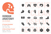 Human Anatomy Filled Icon