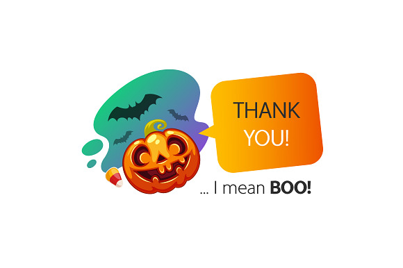 Happy Halloween BG with Copy Space in Illustrations - product preview 3