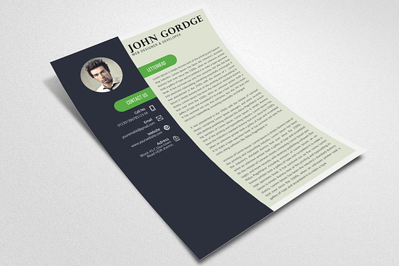 Creative Design CV Resume Word in Resume Templates - product preview 2