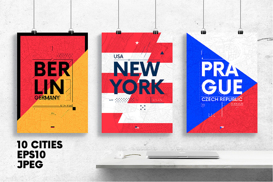 Poster | cities in Illustrations - product preview 8