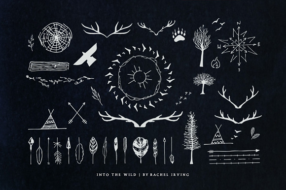Into the Wild | Rustic Elements in Illustrations - product preview 3