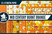 Mid-Century modern digital paper