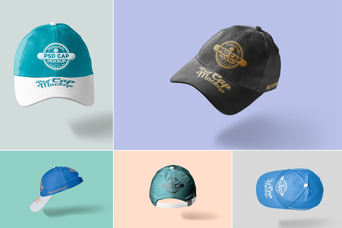 Baseball Cap Mockups in Product Mockups - product preview 8