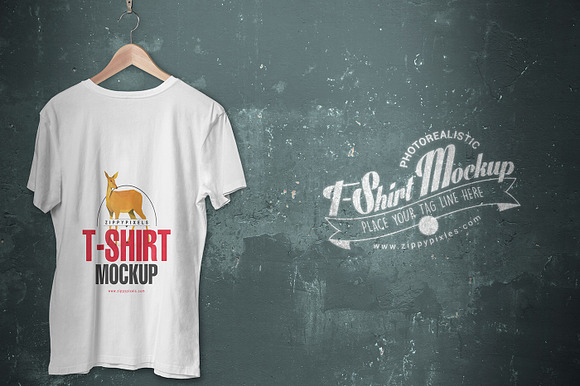 V-Neck T-shirt Mockups in Product Mockups - product preview 1
