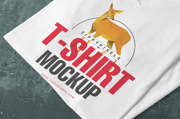 V-Neck T-shirt Mockups in Product Mockups - product preview 4