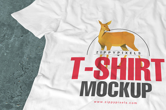 V-Neck T-shirt Mockups in Product Mockups - product preview 5
