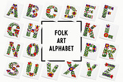 Folk Art Alphabet