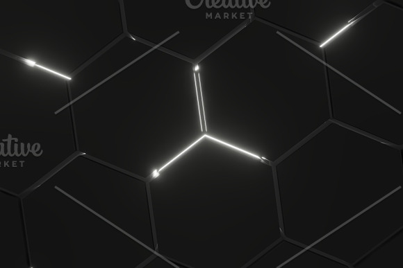 Lightened Hexagons Floor Backgrounds in Textures - product preview 12