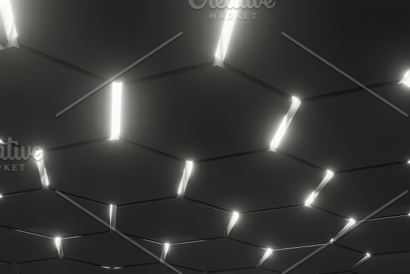Lightened Hexagons Floor Backgrounds in Textures - product preview 13