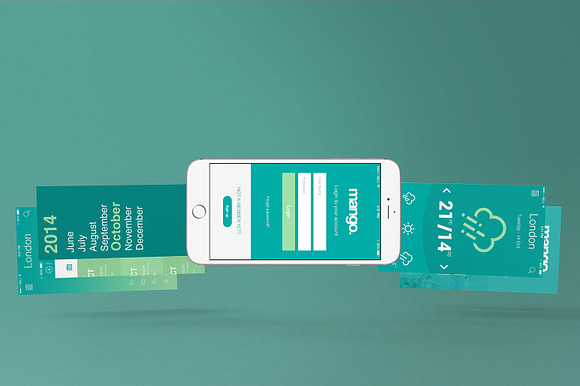 iPhone 6 Perspective Mockups in Mobile & Web Mockups - product preview 5