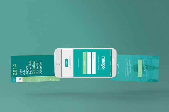 iPhone 6 Perspective Mockups in Mobile & Web Mockups - product preview 6