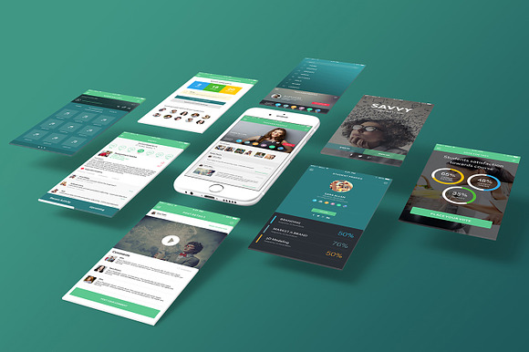 iPhone 6 Perspective Mockups in Mobile & Web Mockups - product preview 2