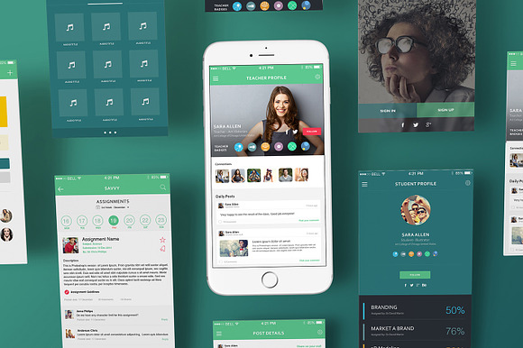 iPhone 6 Perspective Mockups in Mobile & Web Mockups - product preview 4