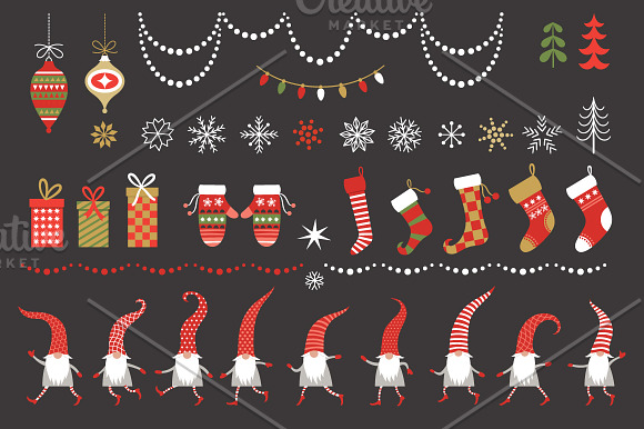 Christmas Gnomes in Illustrations - product preview 4