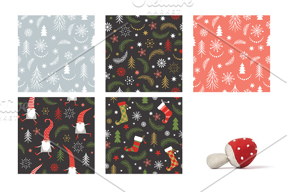 Christmas Gnomes in Illustrations - product preview 5