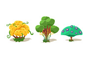 Fantasy trees and plants, nature