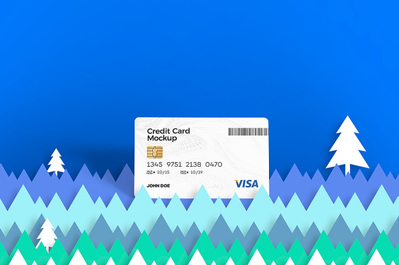 Credit Card Mockups in Mockup Templates - product preview 1