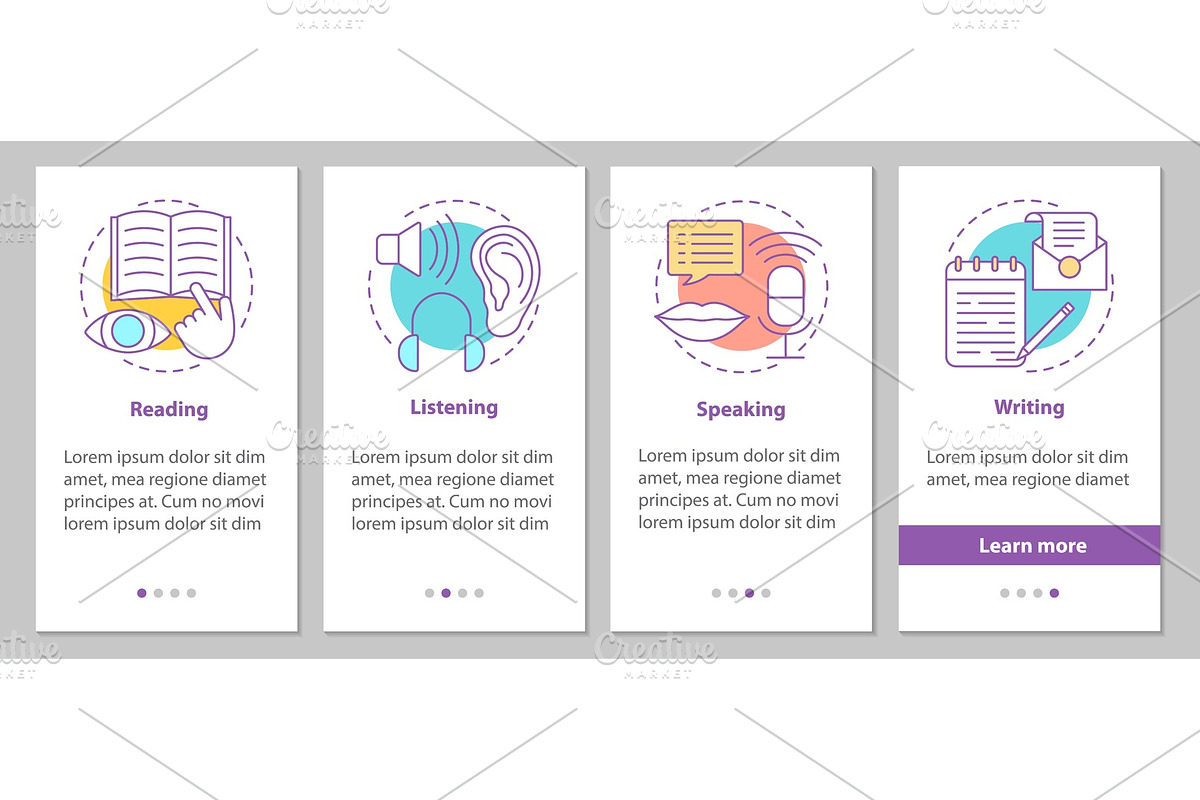 Language skills onboarding screen in Product Mockups - product preview 8