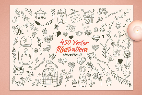 Romantic Dreams Graphic Pack in Illustrations - product preview 12