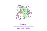Botany concept icon
