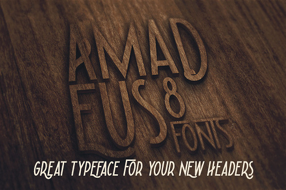 Amadeus - Display Font in Display Fonts - product preview 4