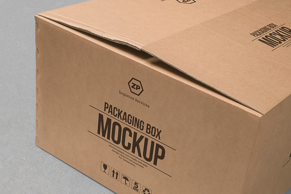 Cardboard Box Mockups in Product Mockups - product preview 1