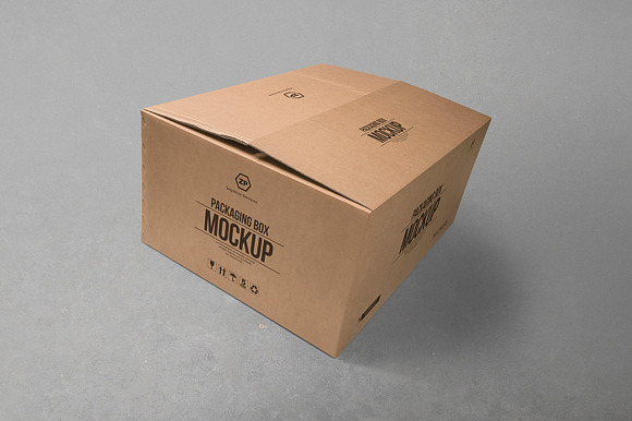 Cardboard Box Mockups in Product Mockups - product preview 3