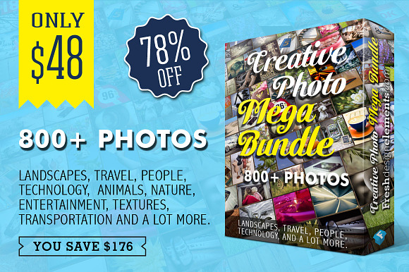 SAVE $176 Creative Photo MEGA Bundle in Graphics - product preview 3