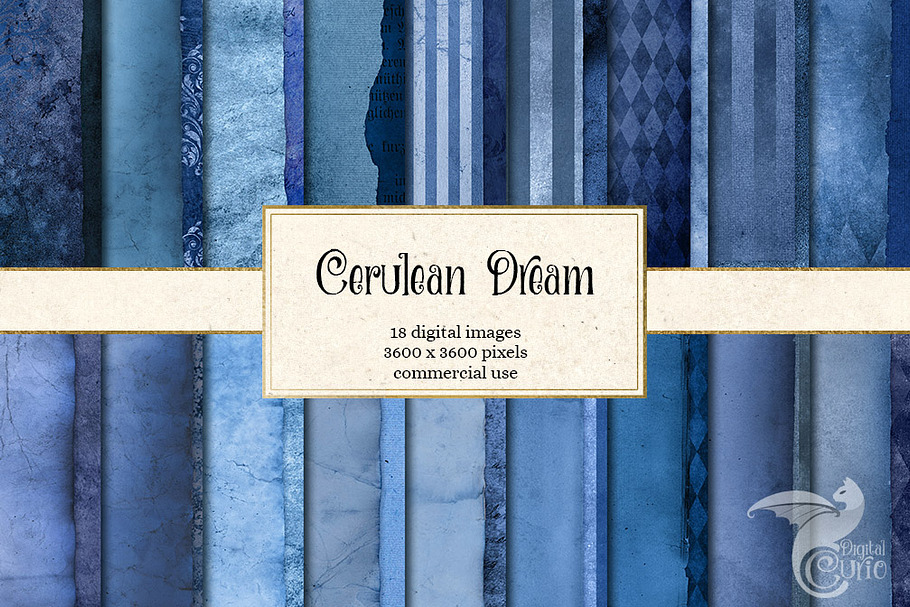 Cerulean Dream Textures in Textures - product preview 8