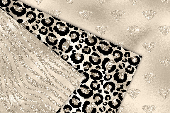 Champagne Glam Digital Paper in Textures - product preview 1