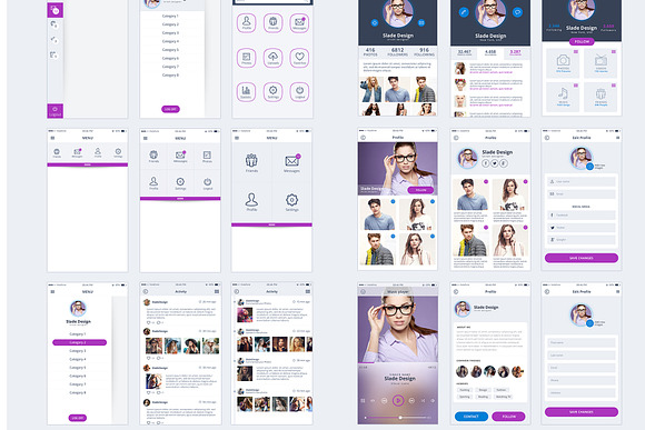 Ready Professional IOS Mobile UI Kit in UI Kits and Libraries - product preview 3